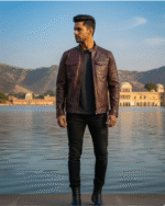 The Pursuit Leather Racer Jacket - Image 6