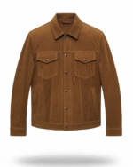 The Dune Suede Trucker Jacket