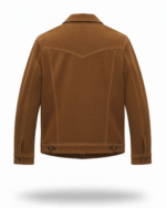 The Dune Suede Trucker Jacket - Image 2