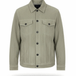 The Sagefield Suede Trucker Jacket