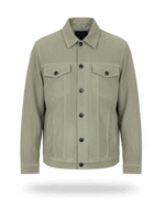 The Sagefield Suede Trucker Jacket
