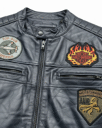 The Maverick Aviator Leather Jacket - Image 3